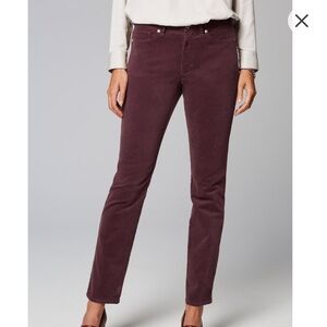 J Jill authentic fit slim-leg corduroy pants